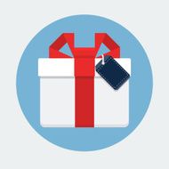Gift box with tag N2