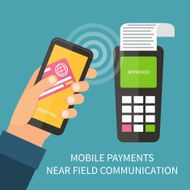 Mobile payment using smartphone nfc online banking