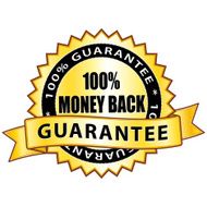 Money back guarantee label Vector icon