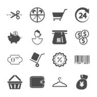 Shopping Icons N425