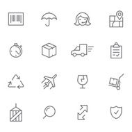 Icon Set Logistic N13