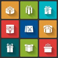 Gift boxes icons N2