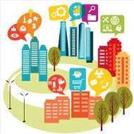City Speech Bubbles N3