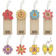 Cardboard Flower Labels