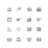 Shopping Icons N429