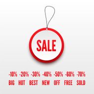 Sale tag 3D