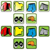 Clothes icon set N14