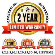 Two Year Limited Warranty Badge Collection