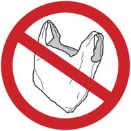 No Plastic Bags Symbol