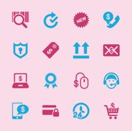 Online shopping Icons - Color Series
