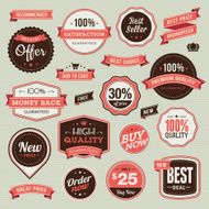 Set of vintage badges and ribbons N2