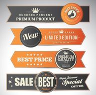 vintage business banners set N29