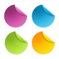 vector color sticker