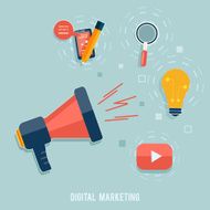 Digital marketing concept N19