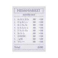 Check out the supermarket template Vector illustration
