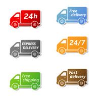 Delivery car icons N2