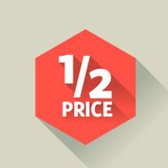 Discount polygon button