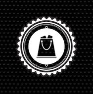 Vector shopping bag background N2