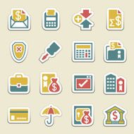 Banking color icons N2