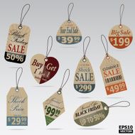 Sale Tags and Price tags