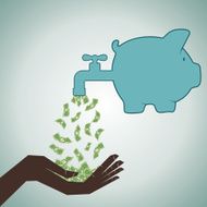 saving money concept N2