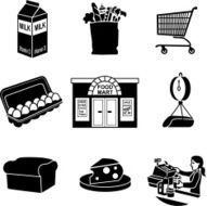 grocery store icons N2