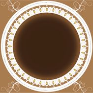 floral frame N228