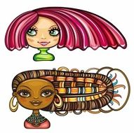 Beautiful girls with cool hair styles 1 N2