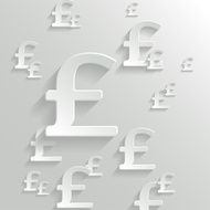 Abstract Background with Pound Symbol