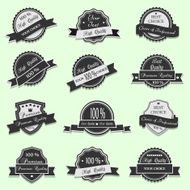 Vintage Quality Labels N12