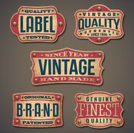 vintage labels N39