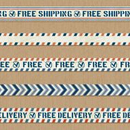 seamless free shipping banners