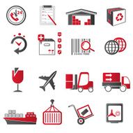 Logistics &amp; Shipping Icon Set N7