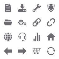 Website and internet icons set