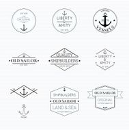 Set tags with ribbons and labels N18