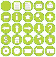 Icon set of 25 different icons N2