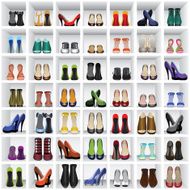 shoes on shelves N2