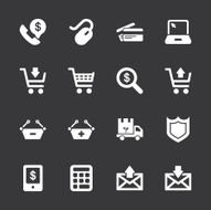 E-commerce Icons - White Series