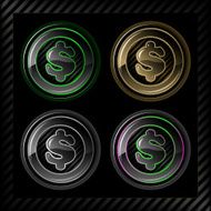 Glowlucent Series Dollar Sign