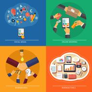 Icons for web design seo social media online shopping N2