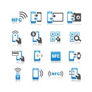 NFC technolgy icon set N3