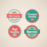 Set of Premium and High Quality labels N2