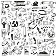 repair work tools - doodles N2