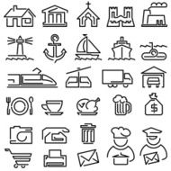 set line icons
