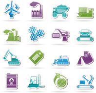different kind of business and industry icons N2