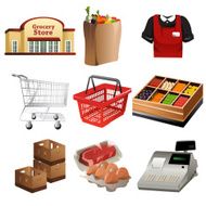 Grocery icons N3