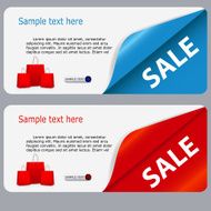Sale Banner with Place for your Text Vector Illustration N110