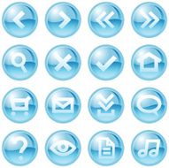 Blue Web Buttons