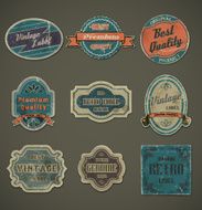 vintage labels N43