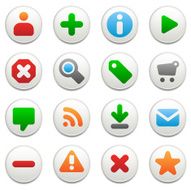 Web development icons